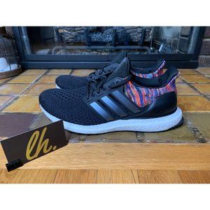 Size 7.5 Adidas UltraBoost DNA “Black Night Metallic Multicolor” Athletic Runnin